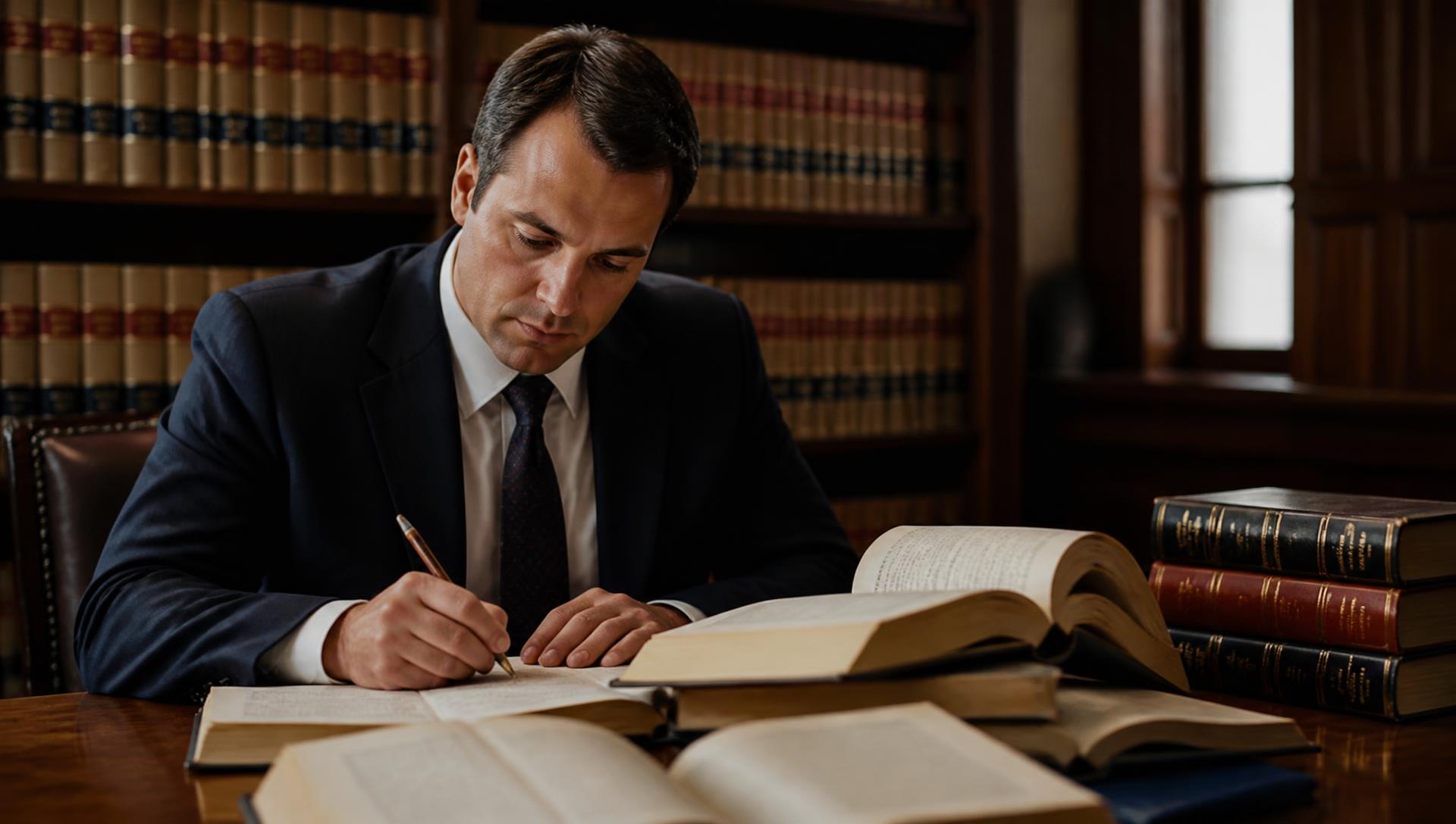 post conviction relief arizona — Arizona post-conviction relief attorney researching case law and drafting a PCR petition in a law library
