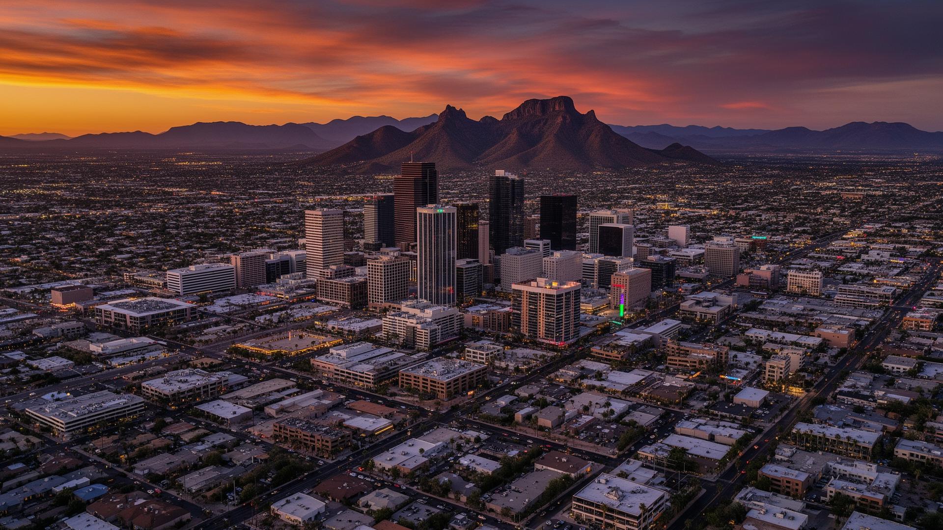 Arizona cities served — Phoenix, Scottsdale, Mesa, Tucson criminal defense attorney coverage map view
